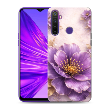 Силиконовый чехол на Realme 5 с принтом женский Силиконовый чехол на Realme 5 с принтом женский
