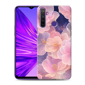 Силиконовый чехол на Realme 5 с принтом женский Силиконовый чехол на Realme 5 с принтом женский