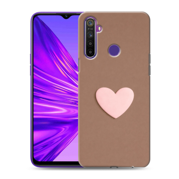 Силиконовый чехол на Realme 5 с принтом женский