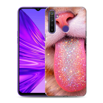 Силиконовый чехол на Realme 5 с принтом для девочек Силиконовый чехол на Realme 5 с принтом для девочек