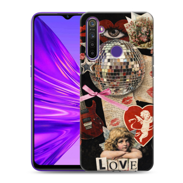 Силиконовый чехол на Realme 5 с принтом для девочек Силиконовый чехол на Realme 5 с принтом для девочек