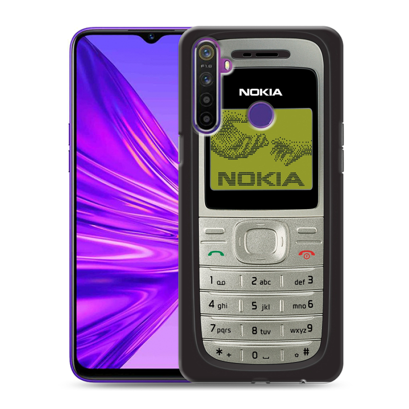 Силиконовый чехол на Realme 5 с принтом Ретро Нокия Силиконовый чехол на Realme 5 с принтом Ретро Нокия