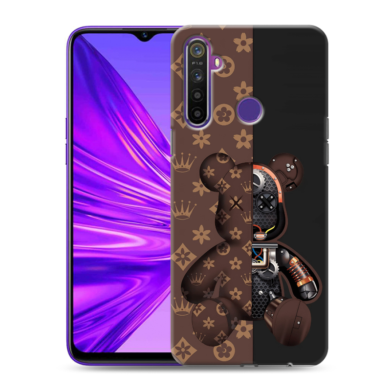Силиконовый противоударный чехол на Realme 5 с принтом Луи робот Силиконовый противоударный чехол на Realme 5 с принтом Луи робот