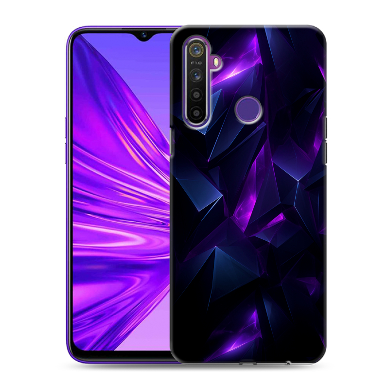 Силиконовый чехол на Realme 5 с принтом Абстракиция Силиконовый чехол на Realme 5 с принтом Абстракиция