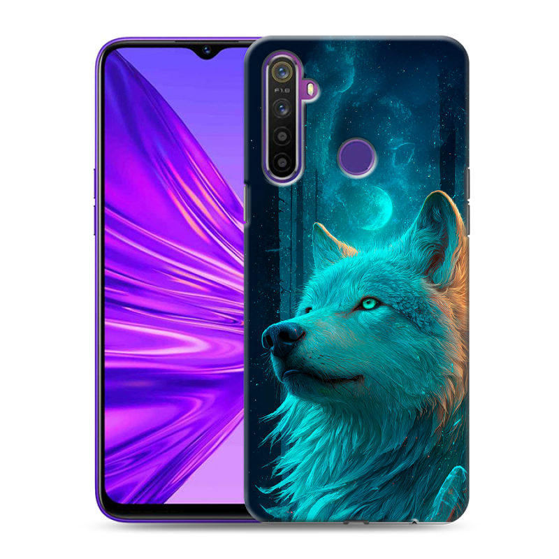 Силиконовый противоударный чехол на Realme 5 с принтом бабочки саккура Силиконовый противоударный чехол на Realme 5 с принтом бабочки саккура