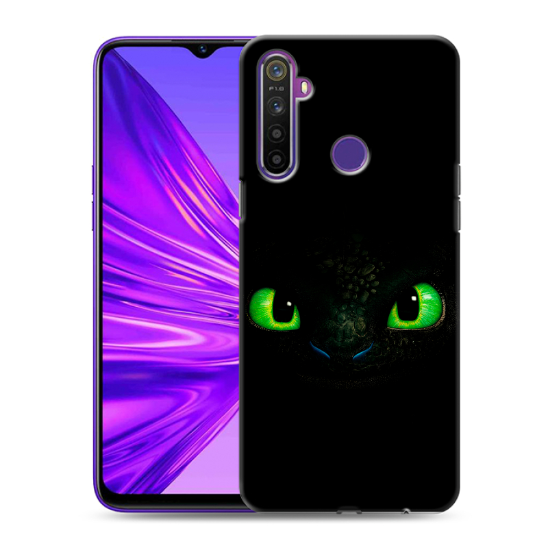 Силиконовый чехол на Realme 5 с принтом Как приручить дракона Силиконовый чехол на Realme 5 с принтом Как приручить дракона