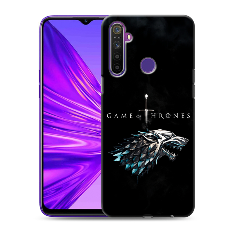 Силиконовый противоударный чехол на Realme 5 с принтом Игра Престолов Game Thrones Силиконовый противоударный чехол на Realme 5 с принтом Игра Престолов Game Thrones