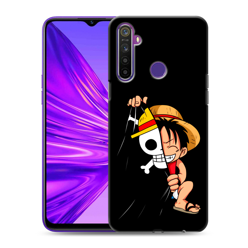 Силиконовый противоударный чехол на Realme 5 с принтом One Piece Ван Пис Силиконовый противоударный чехол на Realme 5 с принтом One Piece Ван Пис