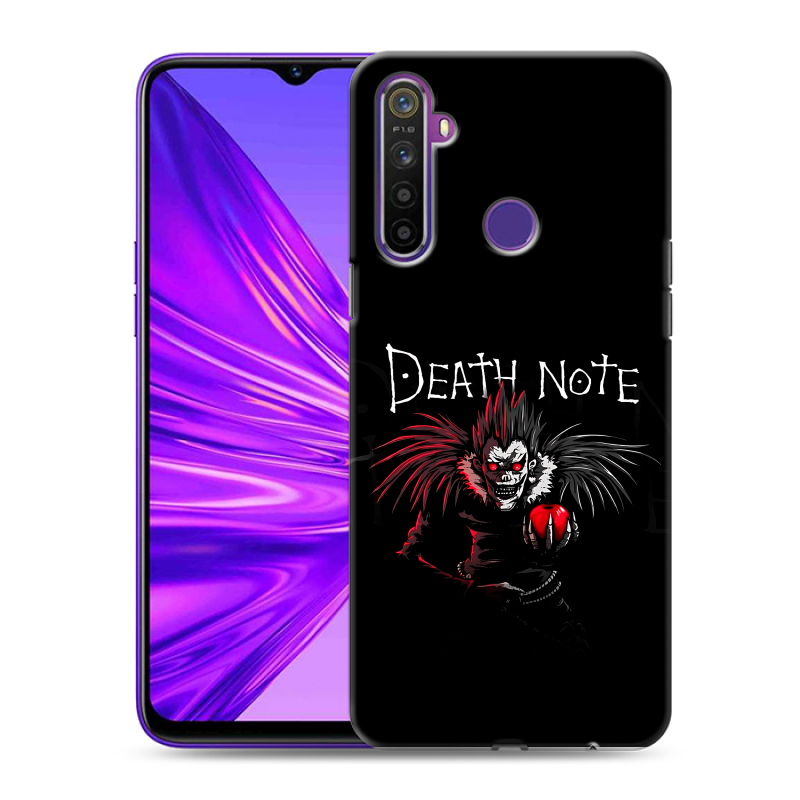 Силиконовый чехол на Realme 5 с принтом Death note Тетрадь смерти Силиконовый чехол на Realme 5 с принтом Death note Тетрадь смерти
