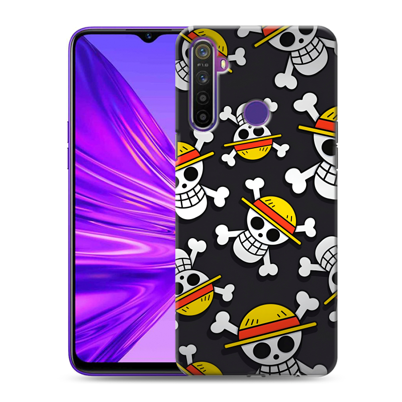 Силиконовый чехол на Realme 5 с принтом One Piece Ван Пис Силиконовый чехол на Realme 5 с принтом One Piece Ван Пис