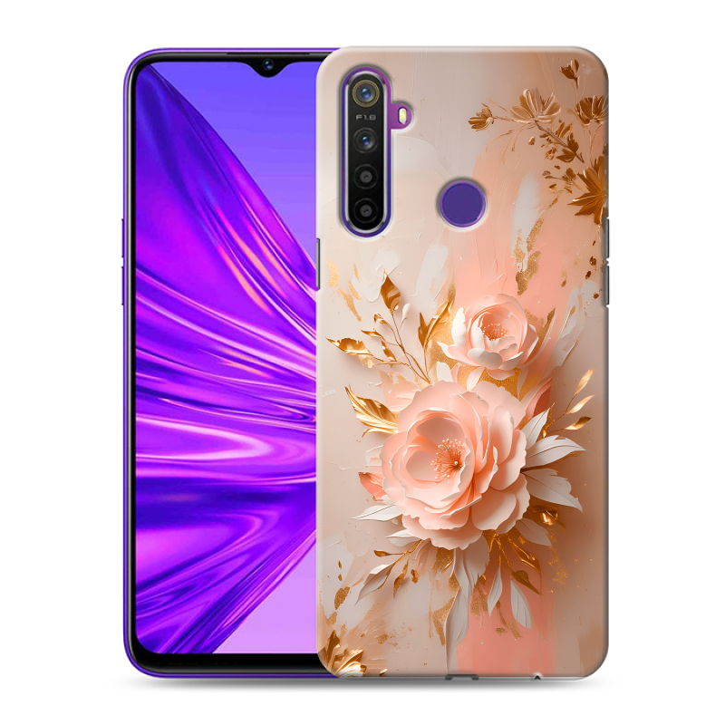 Силиконовый чехол на Realme 5 с принтом женский Силиконовый чехол на Realme 5 с принтом женский