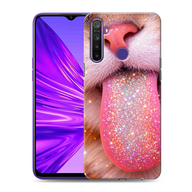 Силиконовый чехол на Realme 5 с принтом для девочек Силиконовый чехол на Realme 5 с принтом для девочек