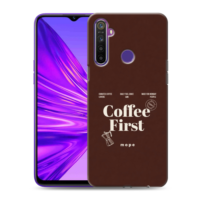 Силиконовый противоударный чехол на Realme 5 с принтом женский Силиконовый противоударный чехол на Realme 5 с принтом женский