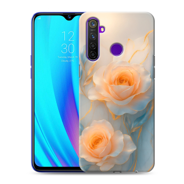 Силиконовый чехол на Realme 5 Pro с принтом Женский Силиконовый чехол на Realme 5 Pro с принтом Женский