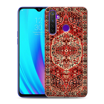 Силиконовый чехол на Realme 5 Pro с принтом Ковер