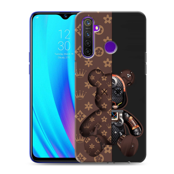 Силиконовый чехол на Realme 5 Pro с принтом Луи робот Силиконовый чехол на Realme 5 Pro с принтом Луи робот