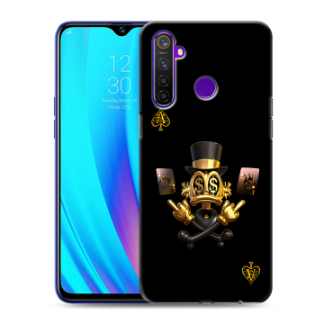 Силиконовый чехол на Realme 5 Pro с принтом Золотой скрудж макдак