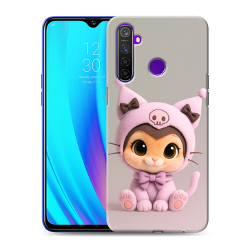 Силиконовый чехол на Realme 5 Pro с принтом Куроми Kuromi Силиконовый чехол на Realme 5 Pro с принтом Куроми Kuromi