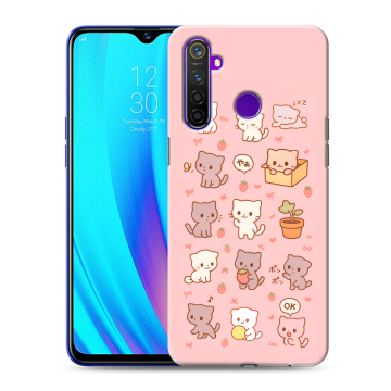 Силиконовый чехол на Realme 5 Pro с принтом Hello Kitty Хелоу Кити Силиконовый чехол на Realme 5 Pro с принтом Hello Kitty Хелоу Кити