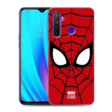 Силиконовый чехол на Realme 5 Pro с принтом человек паук spiderman