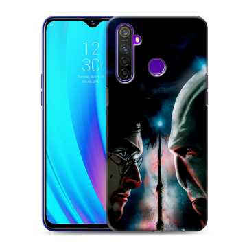 Силиконовый чехол на Realme 5 Pro с принтом Гарри Поттер Harry Potter