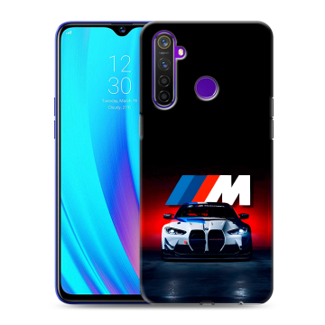Силиконовый чехол на Realme 5 Pro с принтом БМВ BMW