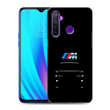 Силиконовый чехол на Realme 5 Pro с принтом БМВ BMW