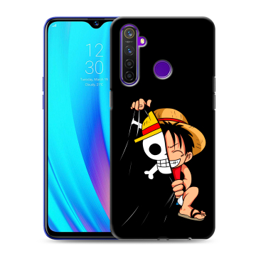 Силиконовый чехол на Realme 5 Pro с принтом One Piece Ван Пис