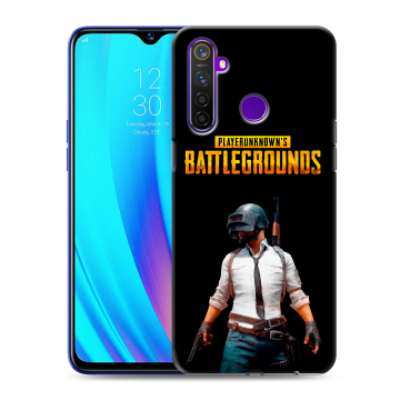 Силиконовый чехол на Realme 5 Pro с принтом PUGB ПАГБ Силиконовый чехол на Realme 5 Pro с принтом PUGB ПАГБ