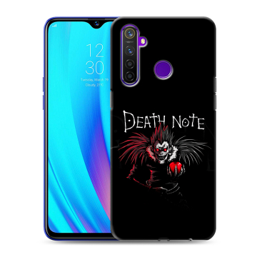Силиконовый чехол на Realme 5 Pro с принтом Death note Тетрадь смерти Силиконовый чехол на Realme 5 Pro с принтом Death note Тетрадь смерти
