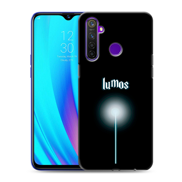 Силиконовый чехол на Realme 5 Pro с принтом Harry Potter Гарри Поттер