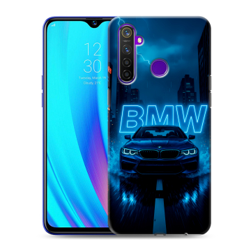 Силиконовый чехол на Realme 5 Pro с принтом BMW БМВ Силиконовый чехол на Realme 5 Pro с принтом BMW БМВ