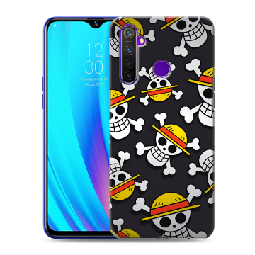 Силиконовый чехол на Realme 5 Pro с принтом One Piece Ван Пис