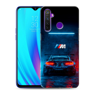 Силиконовый чехол на Realme 5 Pro с принтом BMW БМВ Силиконовый чехол на Realme 5 Pro с принтом BMW БМВ