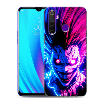 Силиконовый чехол на Realme 5 Pro с принтом Death note Тетрадь смерти