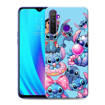 Силиконовый чехол на Realme 5 Pro с принтом Лило и Стич