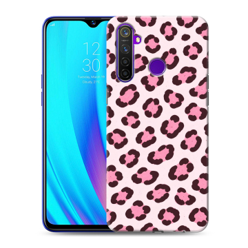 Силиконовый чехол на Realme 5 Pro с принтом для девочек