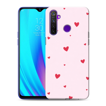 Силиконовый чехол на Realme 5 Pro с принтом для девочек