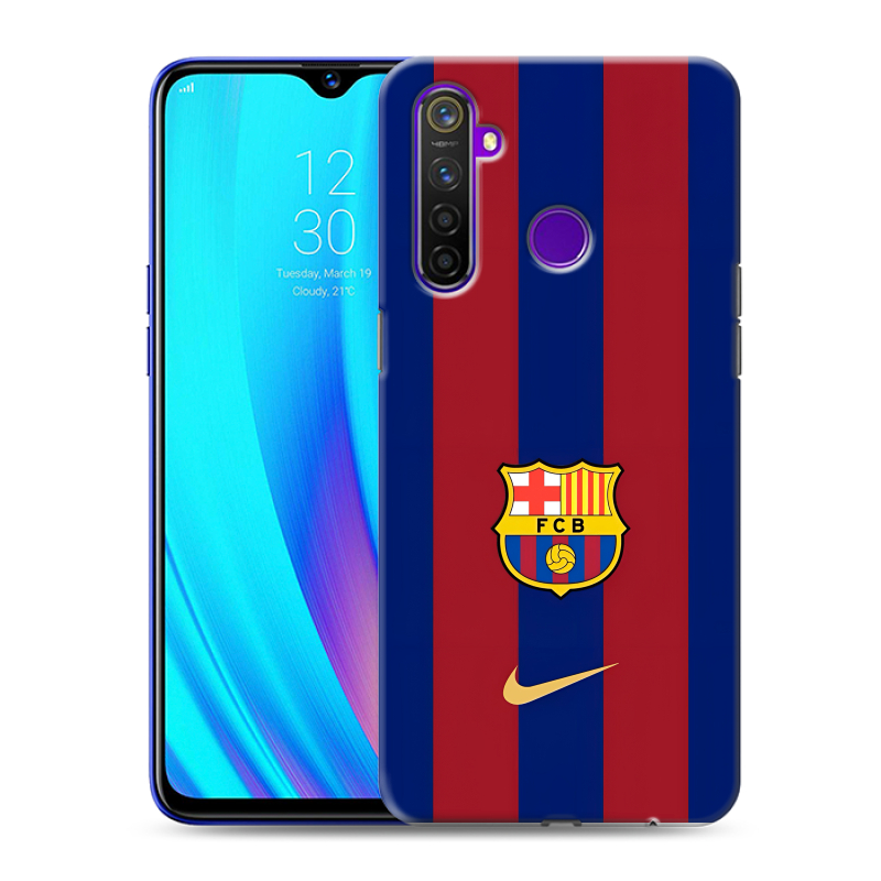 Силиконовый чехол на Realme 5 Pro с принтом Барселона Barcelona Силиконовый чехол на Realme 5 Pro с принтом Барселона Barcelona