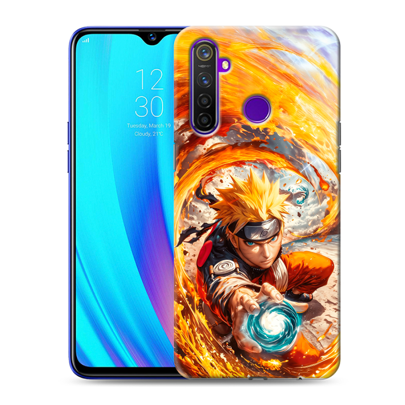 Пластиковый чехол на Realme 5 Pro с принтом Аниме Наруто Naruto Пластиковый чехол на Realme 5 Pro с принтом Аниме Наруто Naruto