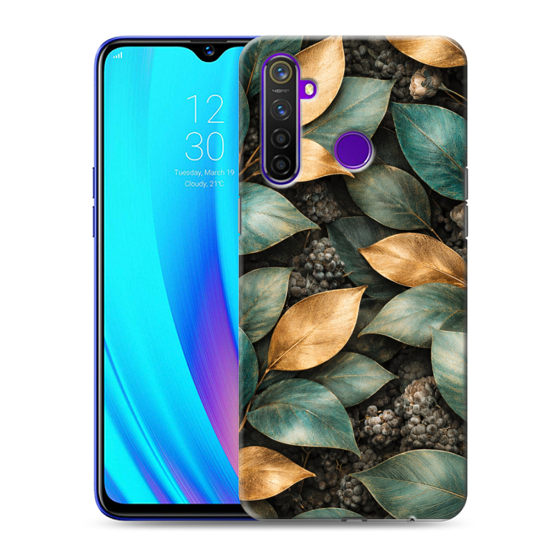 Силиконовый чехол на Realme 5 Pro с принтом женский Силиконовый чехол на Realme 5 Pro с принтом женский