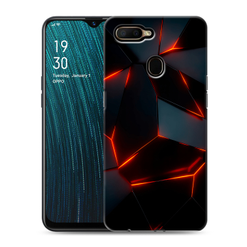 Силиконовый чехол на OPPO A5s с принтом Яркие абстракции Силиконовый чехол на OPPO A5s с принтом Яркие абстракции