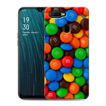 Силиконовый чехол на OPPO A5s с принтом Конфеты Силиконовый чехол на OPPO A5s с принтом Конфеты