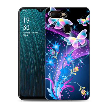 Силиконовый чехол на OPPO A5s с принтом Бабочки Силиконовый чехол на OPPO A5s с принтом Бабочки