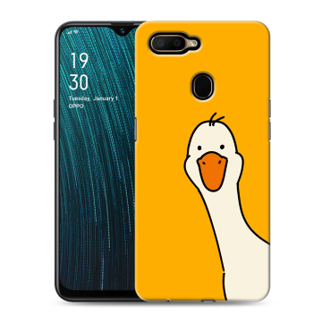 Силиконовый чехол на OPPO A5s с принтом Утка Силиконовый чехол на OPPO A5s с принтом Утка
