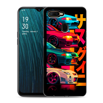 Силиконовый чехол на OPPO A5s с принтом Гоночные машины Силиконовый чехол на OPPO A5s с принтом Гоночные машины