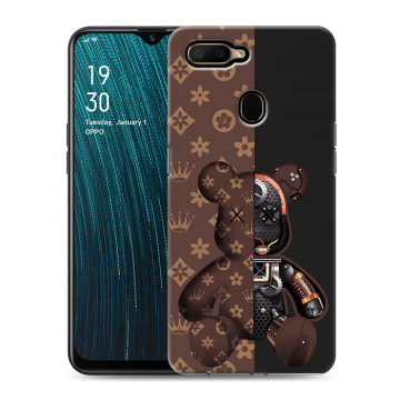 Силиконовый чехол на OPPO A5s с принтом Луи робот