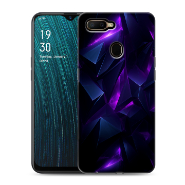 Силиконовый чехол на OPPO A5s с принтом Абстракиция