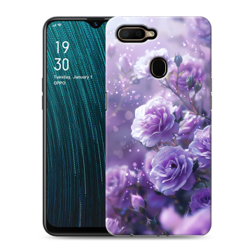 Силиконовый чехол на OPPO A5s с принтом Розы цветы