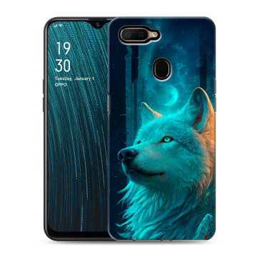 Силиконовый чехол на OPPO A5s с принтом бабочки саккура Силиконовый чехол на OPPO A5s с принтом бабочки саккура